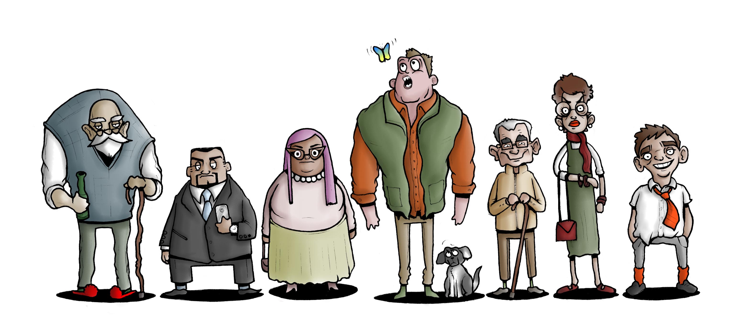 Jersey Evening Post Character Design 2016 Jersey Evening Post Character Design 2016